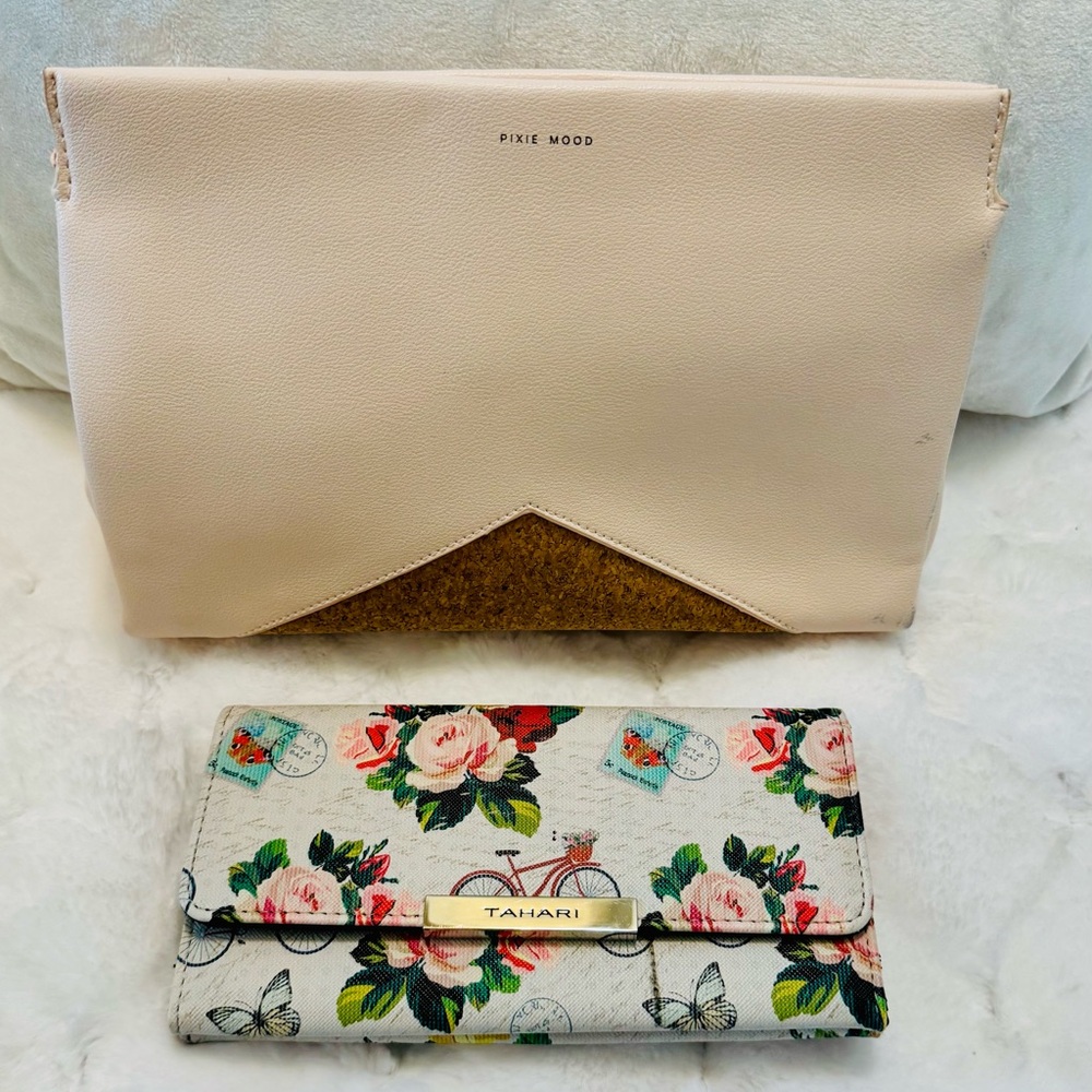 Pixie Mood Pink Clutch Bag